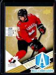 2021 UD Team Canada Juniors Prospectus Momentous Gold Jack Quinn #PM-11